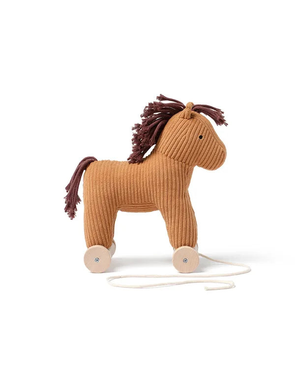 Pull-along toy Vera Aiden - 2-in-1 - Pull Along - Brown - Kid's Concept