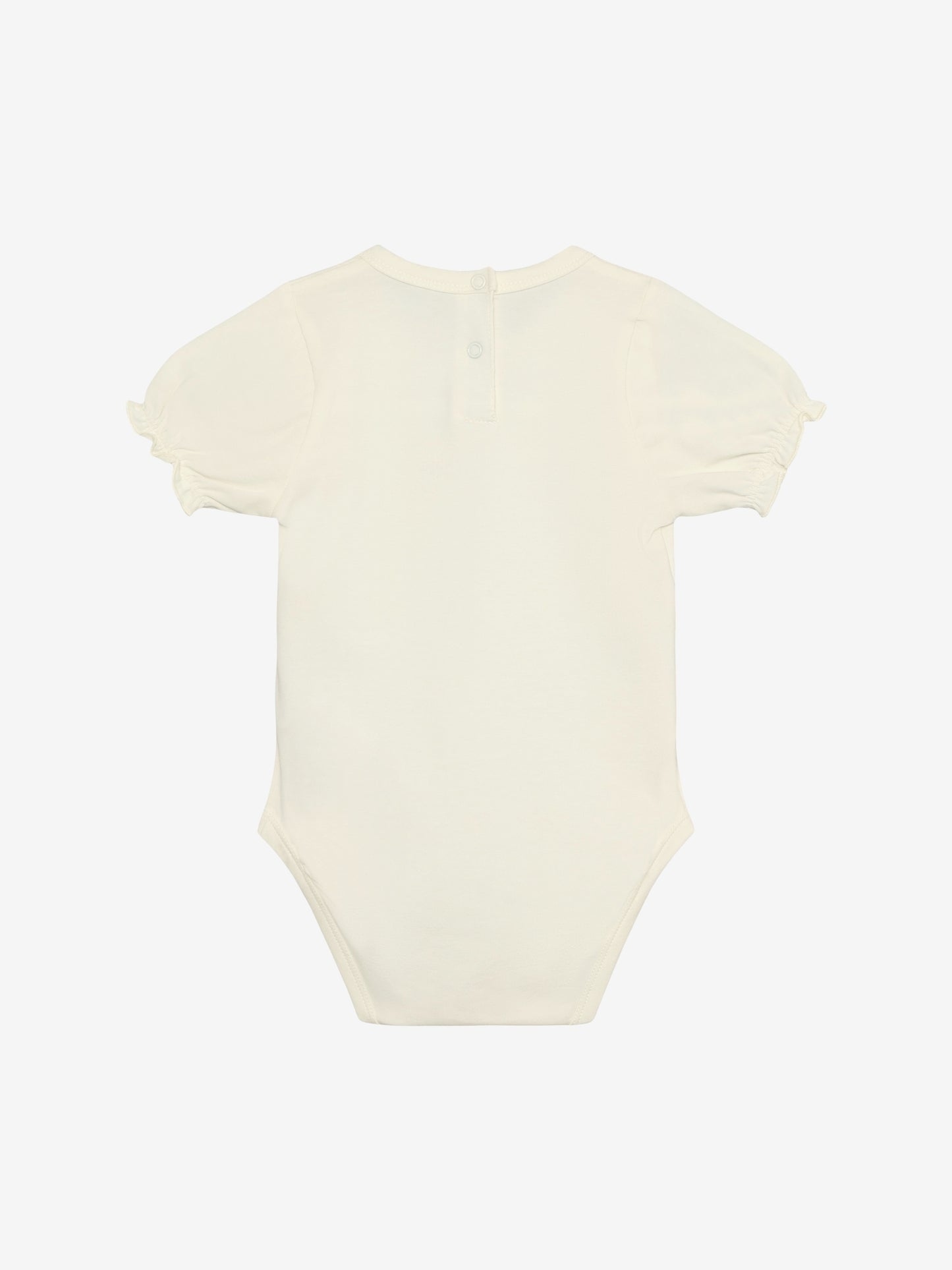 Romper korte mouw - Katoen - Eggnog - Body SS Embroidery - En Fant