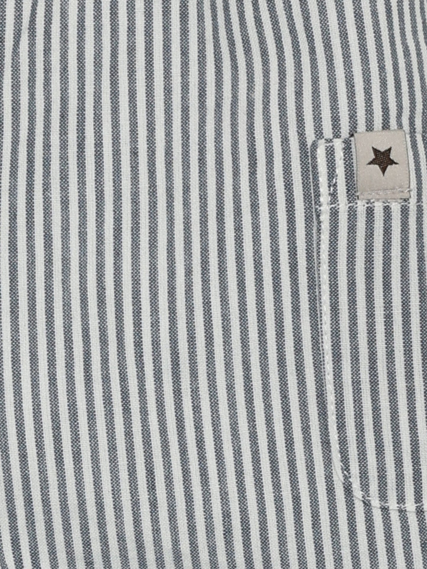 Striped Overalls - Organic cotton - Bering Sea/Striped blue - Huttelihut