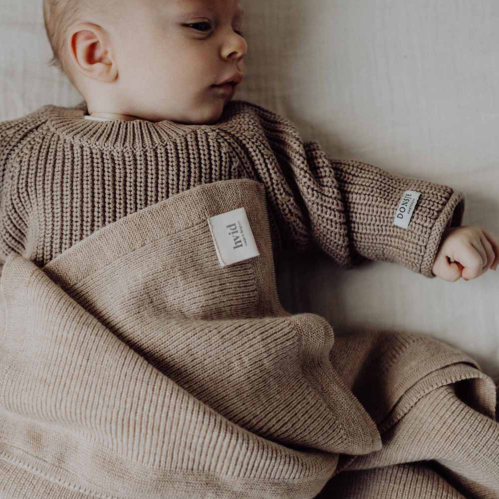 Babydecke - Felix Blanket - Merinowolle - HVID