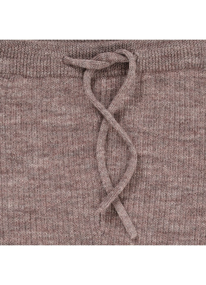 Gestrickte Hose - Merino Classic Rib Leggings - Merinowolle - Nature Melange - Copenhagen Colors