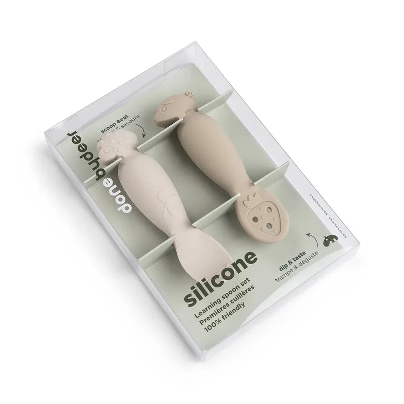 Learning spoon set - Tiny farm - Sand - Done by Deer