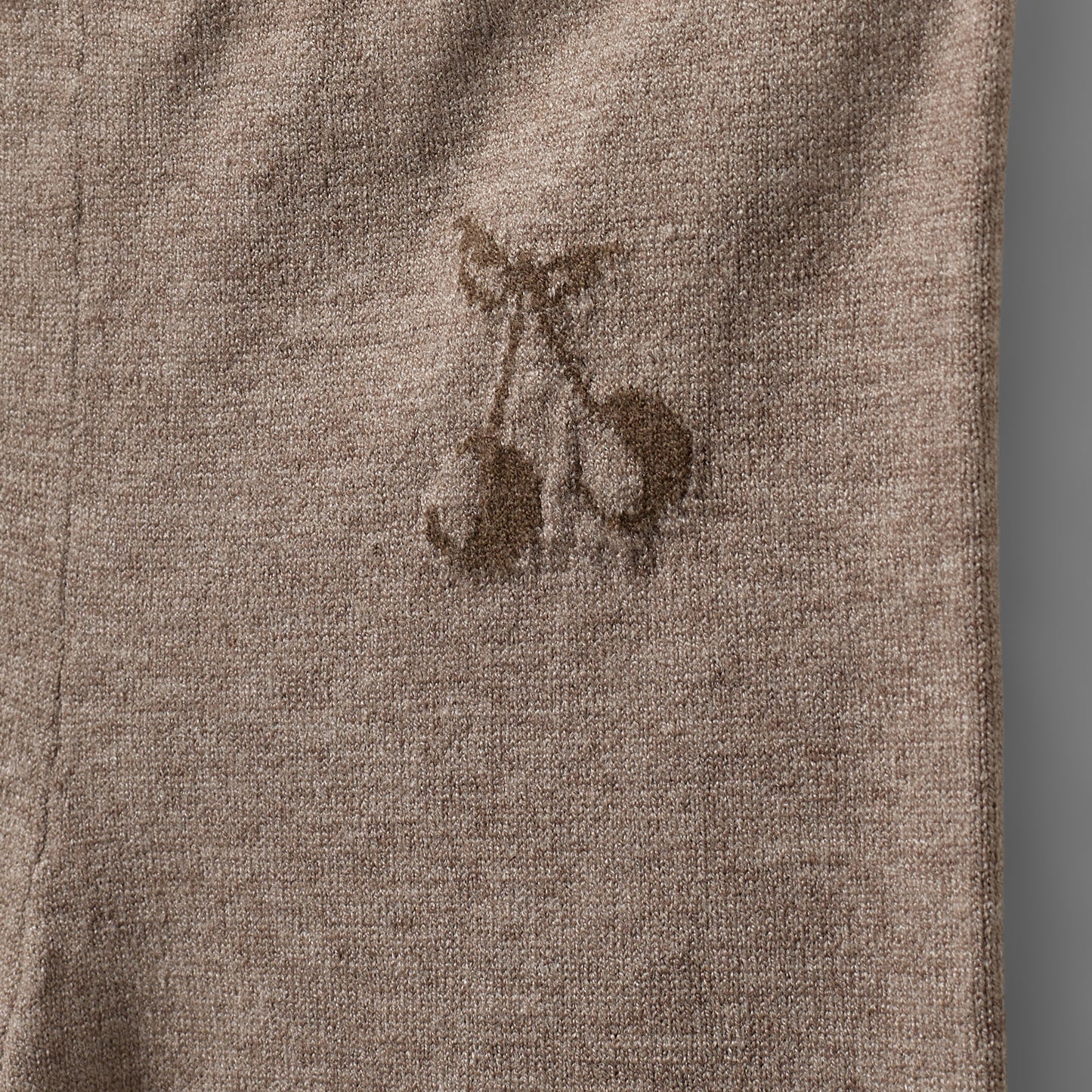 Fine-knit trousers Lova - Brown mélange - Sofie Schnoor