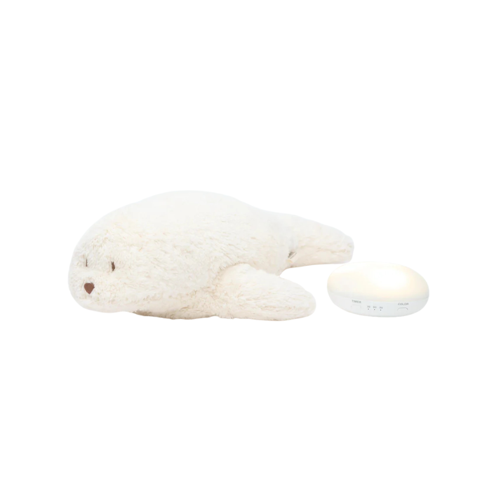 Plush Toy with Heartbeat & White Noise - The Humming Bunny 2.0 - Organic GOTS Cotton - Moonie