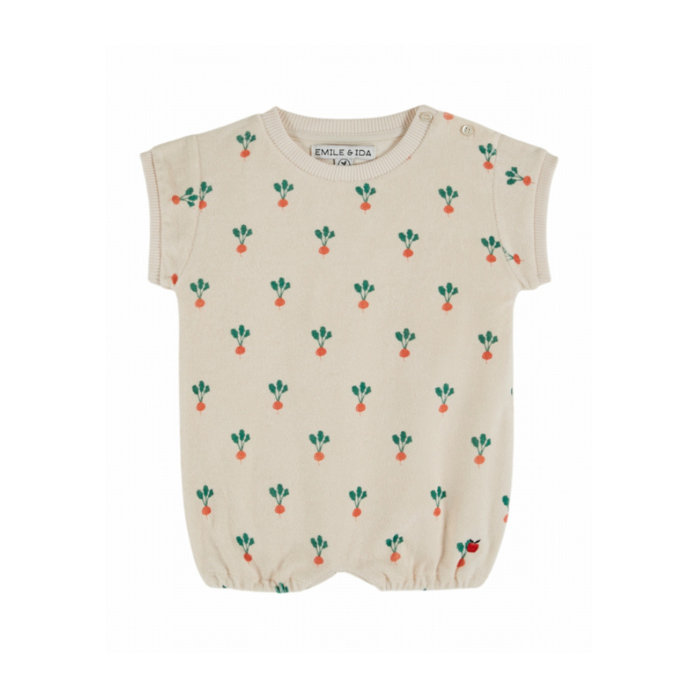 Playsuit Beetles - Terry - Combibloomer Print - Emile et Ida
