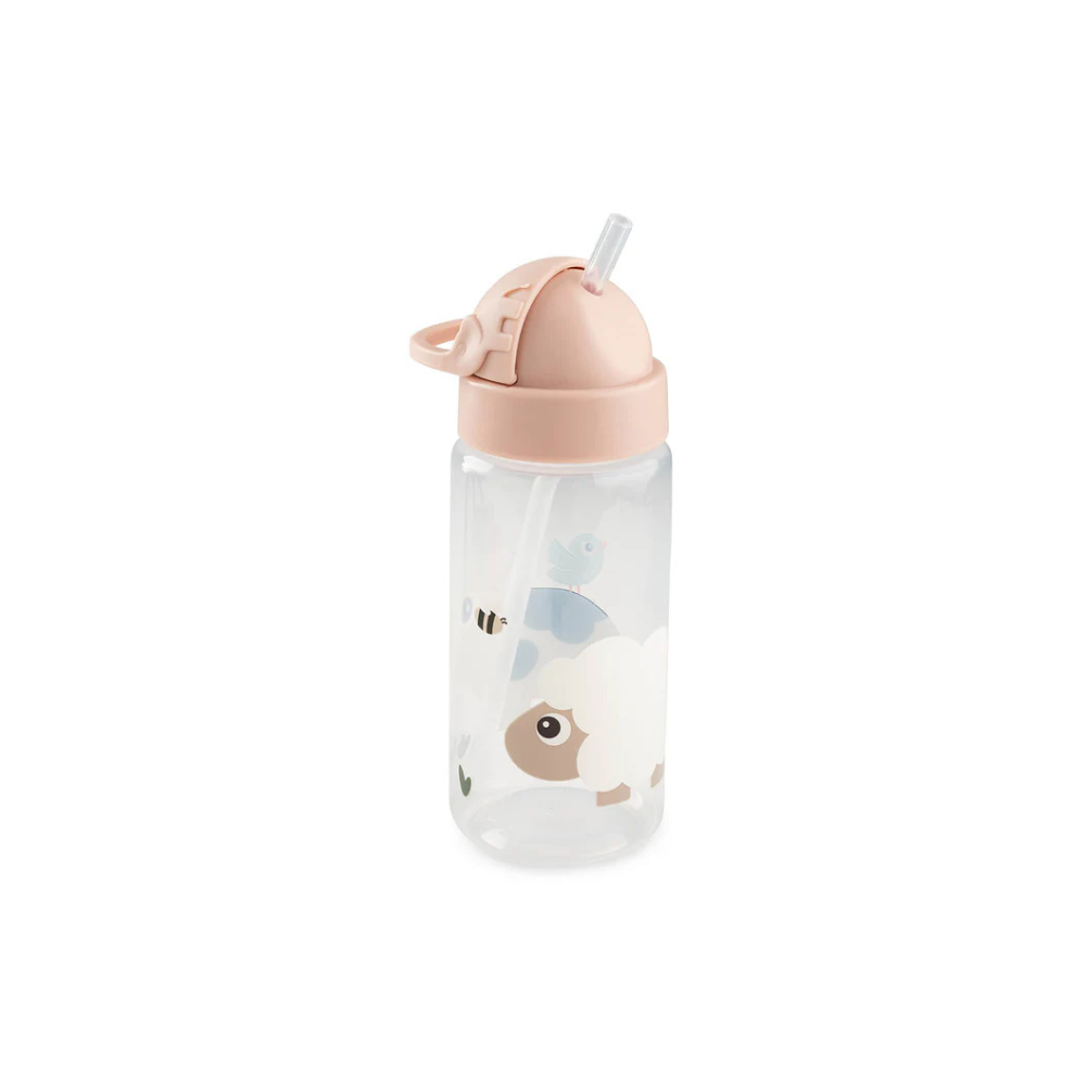 Straw bottle - Tiny farm - Powder - 350 ml - Done by Deer