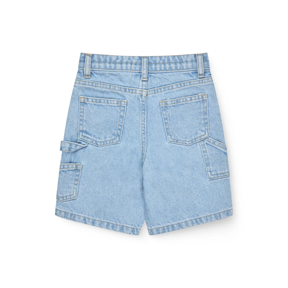 Korte spijkerbroek - Denim cargo shorts - Lichtblauw - Copenhagen Colors