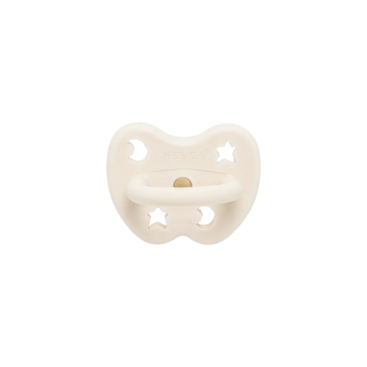 HEVEA - Pacifier Milky White Round - Teat - 100% natural rubber - 100% plastic-free