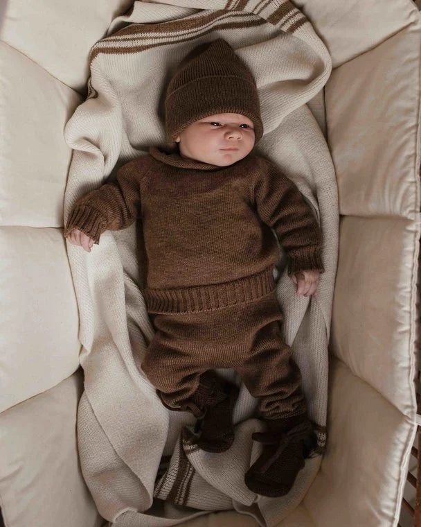 Pullover Georgette - Baby-Pullover - Merinowolle - HVID