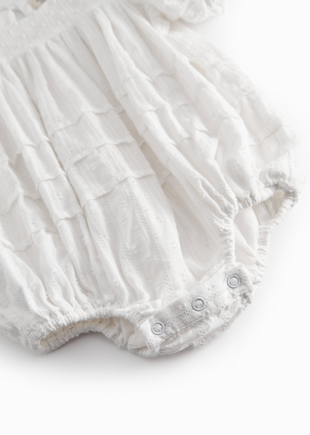 Romper Ritona - Gauze katoen - Wit - MarMar Copenhagen onder