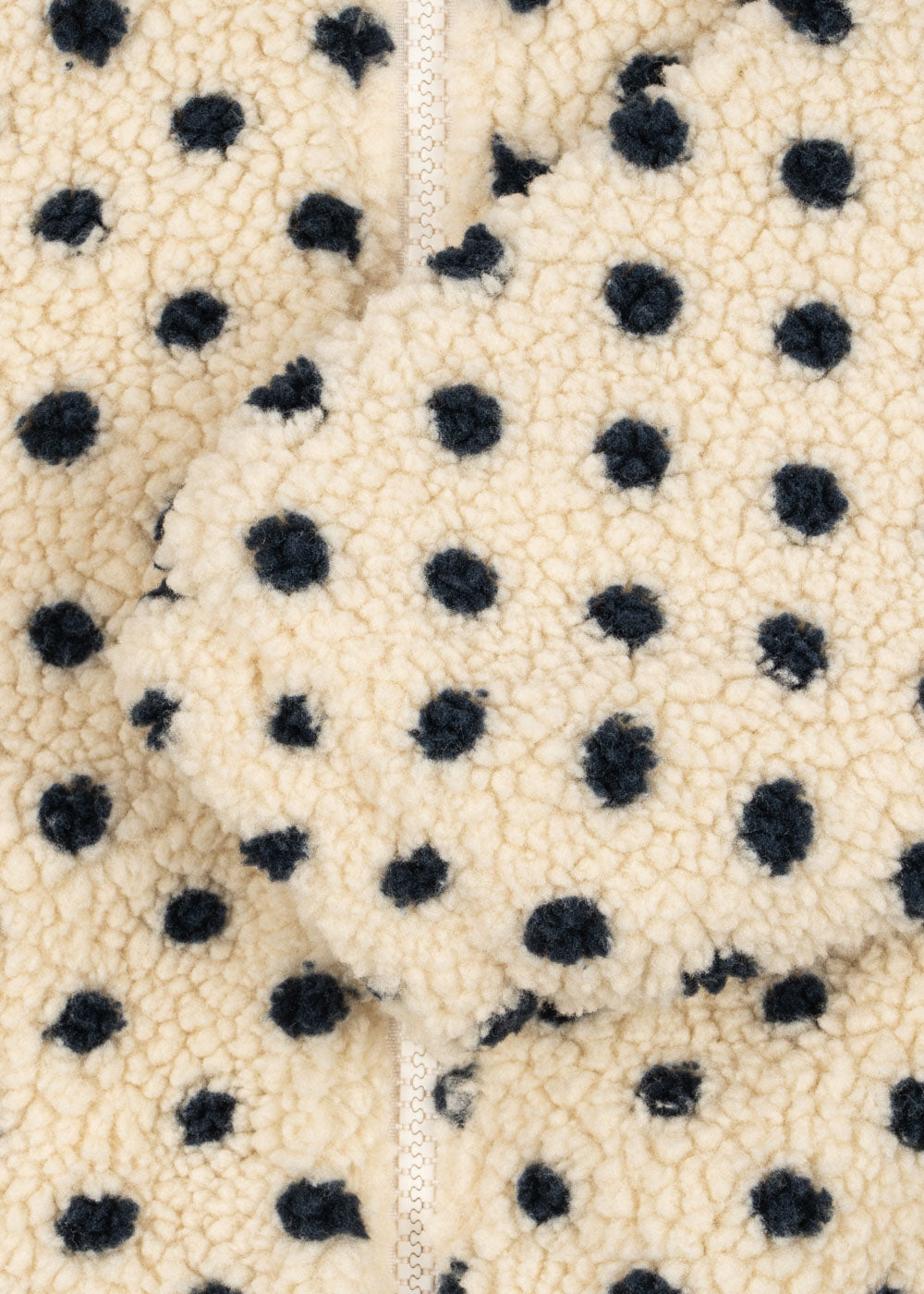 Teddy-Jacke - Jody Embroidery Teddy Jacket GRS - Polka dot/Cherry - Konges Sløjd