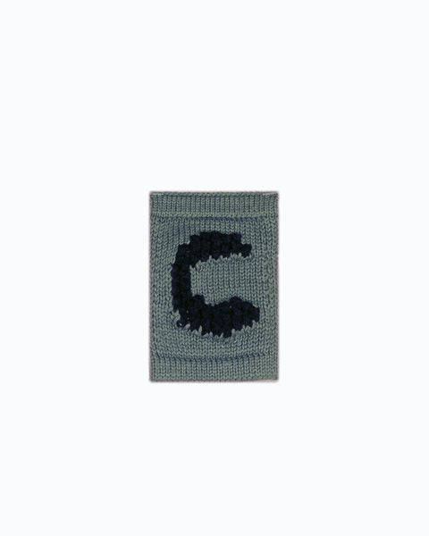 Gebreide letter vlaggetjes A-M - Knitted Letters - Blauwe tinten - SmallStuff