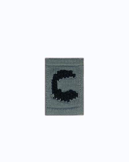 Gebreide letter vlaggetjes A-M - Knitted Letters - Blauwe tinten - SmallStuff