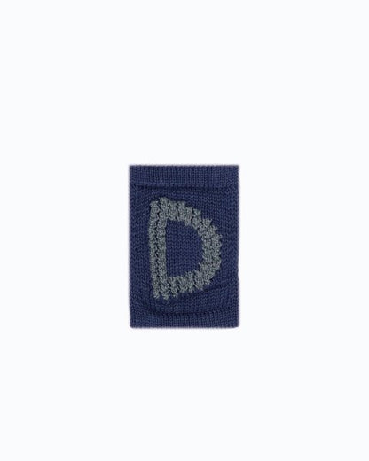 Gebreide letter vlaggetjes A-M - Knitted Letters - Blauwe tinten - SmallStuff