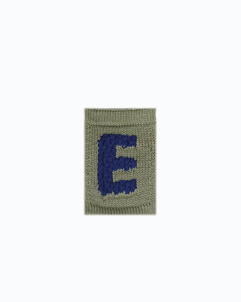 Gebreide letter vlaggetjes A-M - Knitted Letters - Blauwe tinten - SmallStuff