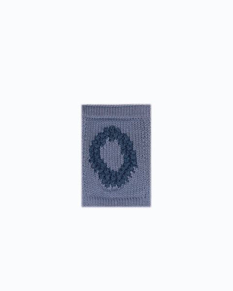 Gebreide letter vlaggetjes N-Z - Knitted Letters - Blauwe tinten - SmallStuff