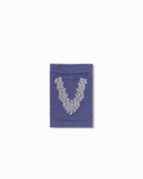 Gebreide letter vlaggetjes N-Z - Knitted Letters - Blauwe tinten - SmallStuff