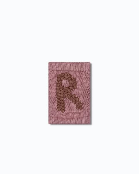 Gebreide letter vlaggetjes N-Z - Knitted Letters - Roze tinten - SmallStuf
