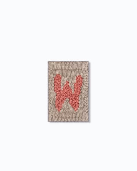 Gebreide letter vlaggetjes N-Z - Knitted Letters - Roze tinten - SmallStuf
