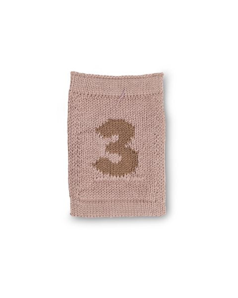 Knitted Number Flags - Knitted Numbers - Pink Hues - SmallStuff