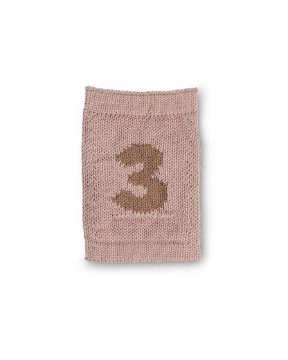 Knitted Number Flags - Knitted Numbers - Pink Hues - SmallStuff