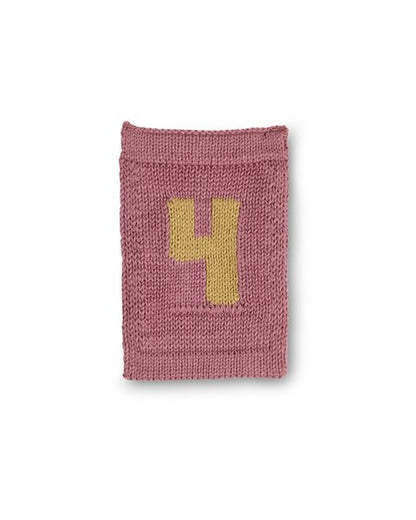 Knitted Number Flags - Knitted Numbers - Pink Hues - SmallStuff