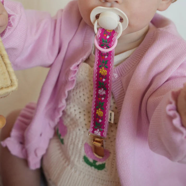 Pacifier Clip Ibiza - Handmade - Baby Bloom Clips