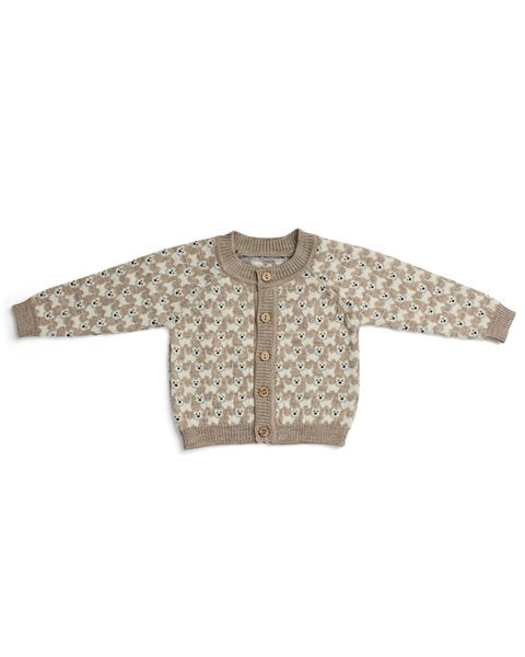 Strickjacke Hündchen - Nature Melange Dogs – 100% Merinowolle - SmallStuff