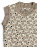 Gestrickter Spencer für Hunde - Nature Melange Dogs – 100% Merinowolle - SmallStuff
