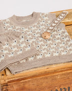 Gestrickter Spencer für Hunde - Nature Melange Dogs – 100% Merinowolle - SmallStuff