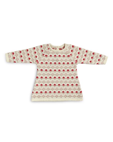 Knitted dress flowers - Flower Garden – 100% merino wool - SmallStuff