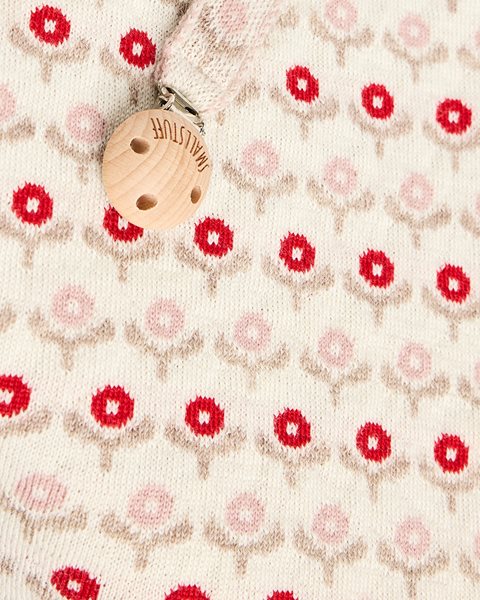 Knitted dress flowers - Flower Garden – 100% merino wool - SmallStuff