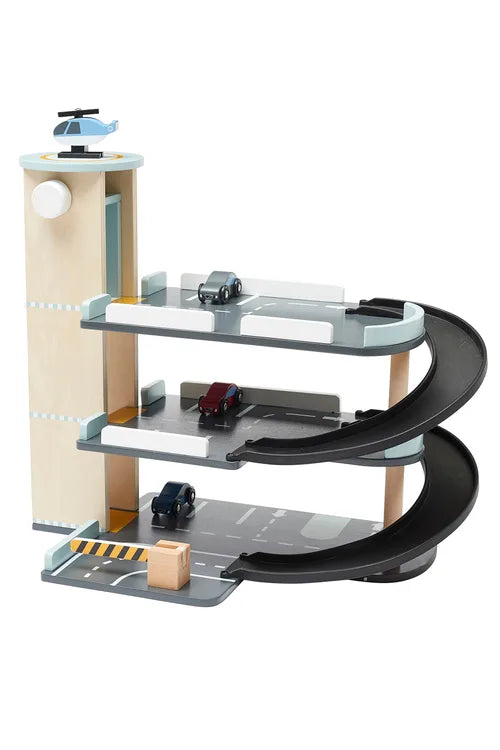 Speelgoed auto garage - FSC gecertificeerd hout - Kid's Concept - productfoto - afbeelding 5