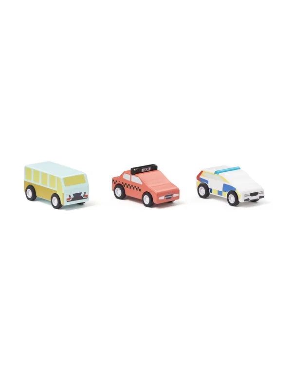 Pull Back Cars - 3-teiliges Set - Autos - Kid's Concept