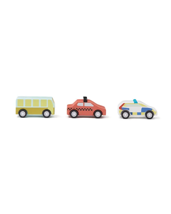 Pull Back Cars - 3-teiliges Set - Autos - Kid's Concept