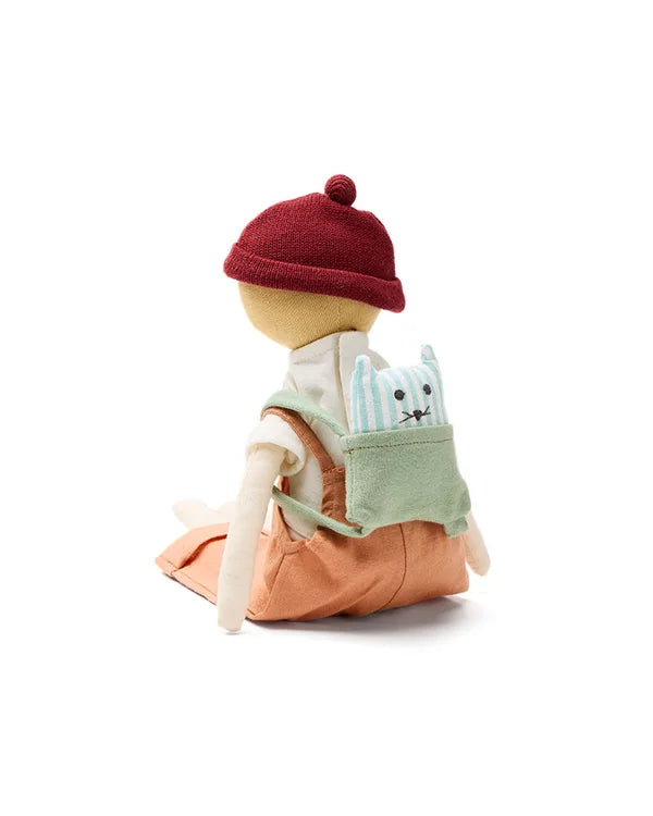 Zachte jongens pop - Doll Nils - Katoen - Kid's Concept - productfoto - afbeelding 4