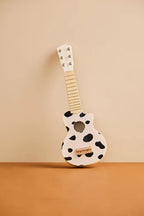 Houten Speelgoed gitaar - Koeienprint - Black White - FSC Gecertificeerd - Kid’s Concept - Kid's Concept - productfoto