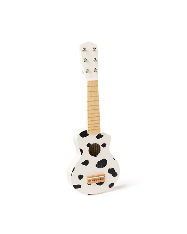 Houten Speelgoed gitaar - Koeienprint - Black White - FSC Gecertificeerd - Kid’s Concept - Kid's Concept - productfoto - afbeelding 3