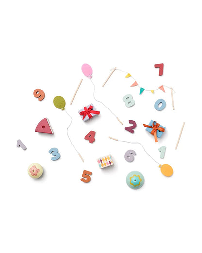 Verjaardagstafeldecoratie met cijfers - FSC-gecertificeerd hout - Kid's Concept