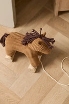 Trekpaardje Vera Aiden - 2 in 1 - Pull Along - Bruin - Kid's Concept - productfoto - afbeelding 5