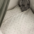 Dekbedovertrek Baby - 100x70 & 40x45 - Biologisch Katoen - Sephora Leaves - HUSKS - productfoto - afbeelding 2