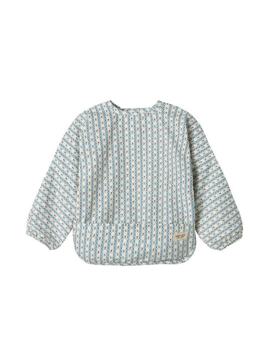 MarMar Copenhagen - Apron LS - Long Sleeve Bib - Deep Lake Check