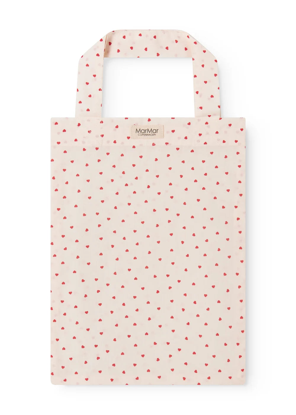 Bed Linen – Scallop Junior Happy Hearts – Biologisch katoenen – Junior dekbedovertrek met golvende sierrand – 100 × 140 cm – MarMar Copenhagen