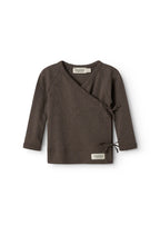 Overslag vestje - Tut Wrap LS Wool Pointelle - 100% merinowol - MarMar Copenhagen - productfoto - afbeelding 2