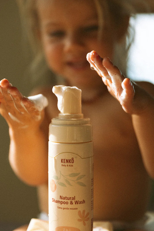 Natural Shampoo & Wash Mousse - Baby & Kids - Natural shampoo - Kenkô