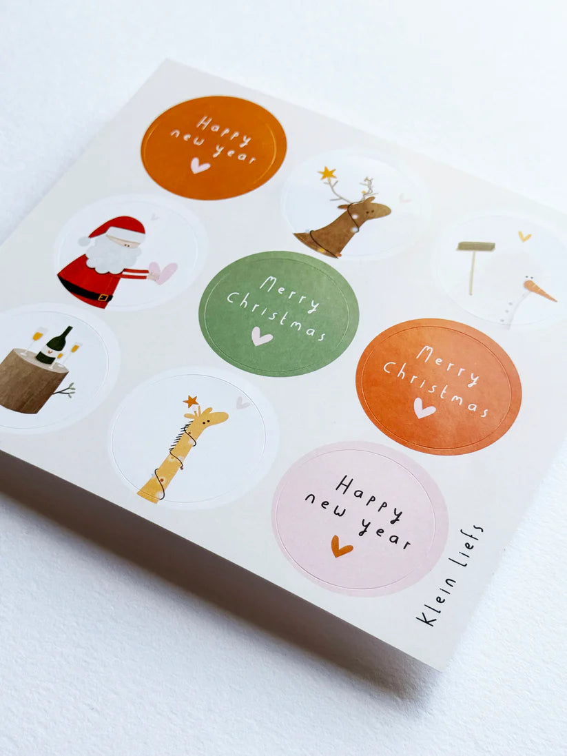 Setje van 8 kerstkaarten incl. enveloppen en stickervel - Alijt - productfoto - afbeelding 11