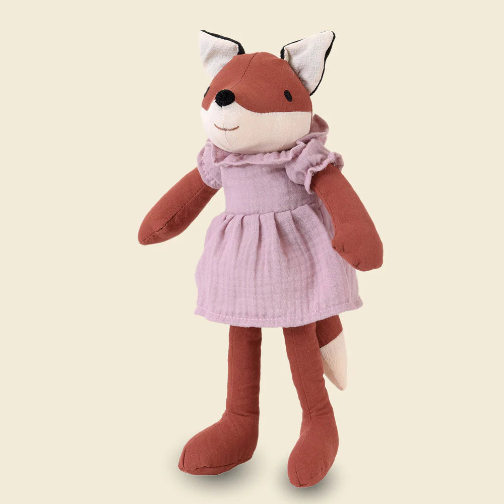 Fanny de vos - Katoenen knuffel met jurkje - Egmont Toys - productfoto