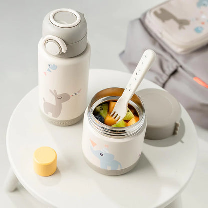 Thermo insulated jar - Insulated food jar - Celebration - Sand - 300 ml - Done by Deer