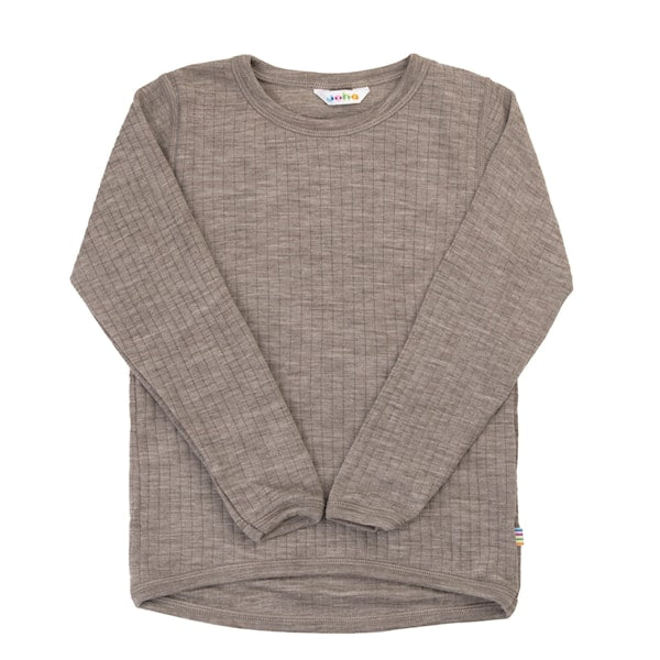 Merino wollen longsleeve - 100% merinowol - Ecru - Joha