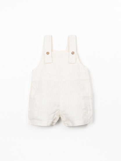 Linen jumpsuit with adjustable straps - 100% linen - Play Up